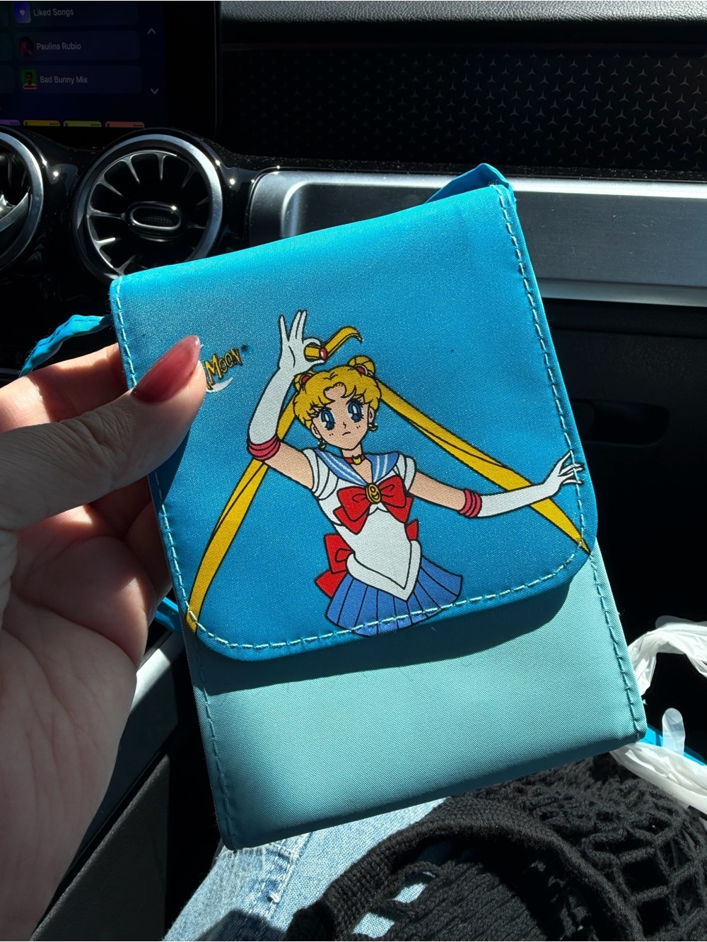 Vintage 1999 Sailor Moon Crossbody Purse Wallet